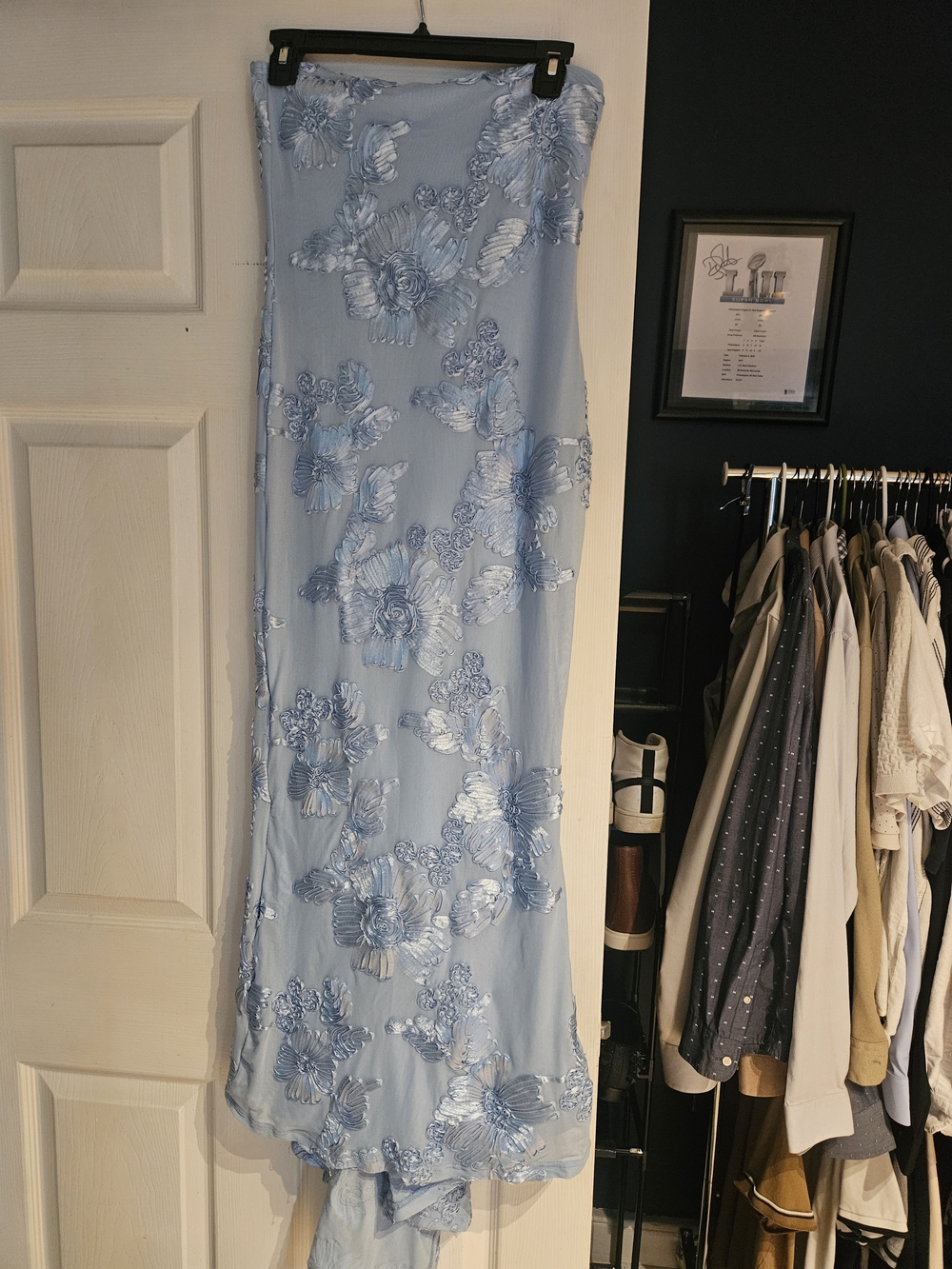 Cider Blue Floral Print Dress